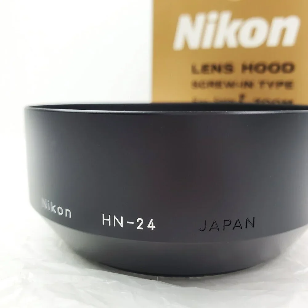 Nikon Lens Hood HN-24 Vintage Screw-In Type Series E Zoom 70-120mm f/4 Box NOS